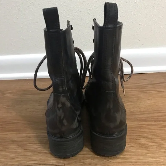 Zara distressed combat boot - Picture 5 of 9